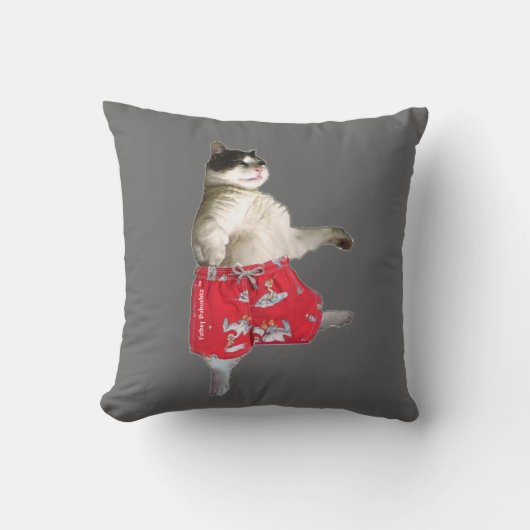 水着の枕のFATBOY BABUSHKA クッション (正面)