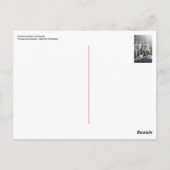 水着の真剣な若者ヴィンテージ写真 ポストカード (裏面)