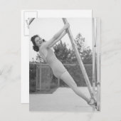 水着ぶら下がったの女 ポストカード (正面/裏面)