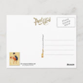 水着を着た2人の女性 – ヴィンテージピン留め ポストカード (裏面)