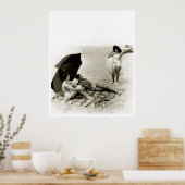 水着ガールシーサイドオレゴンビーチヴィンテージ ポスター (キッチン)