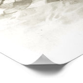 水着ガールシーサイドオレゴンビーチヴィンテージ ポスター (角)