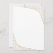 水着トロピカルビーチ独身最後の夜 招待状 (裏面)