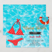 水着バチェロレッテ 招待状 (正面/裏面)