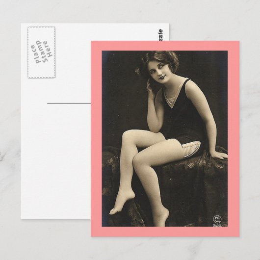 水着模型 ポストカード (正面/裏面)