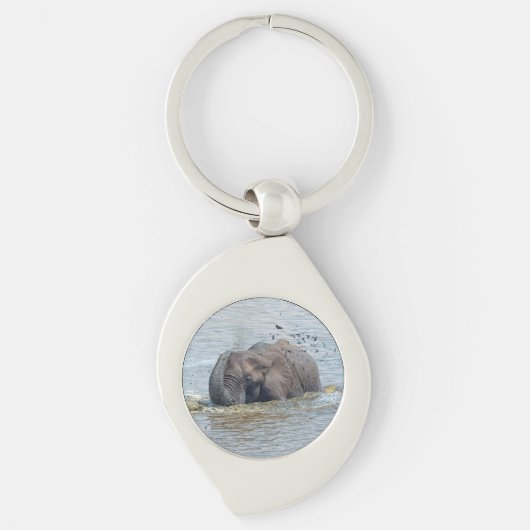 水着象 キーホルダー (正面)