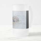 水着象 フロストグラスビールジョッキ (正面右)