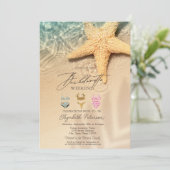 水着 シースター ビーチ ブライズメイド パーティー 招待状 (スタンド正面)