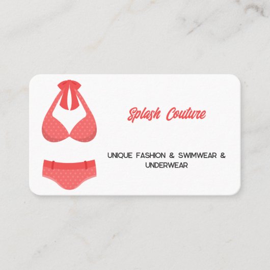 水着 名刺 (正面)