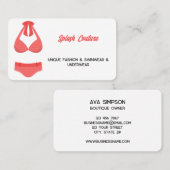 水着 名刺 (正面/裏面)