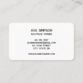 水着 名刺 (裏面)