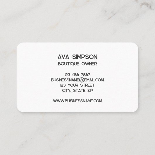 水着 名刺 (裏面)