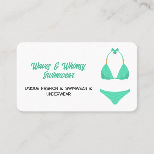 水着 名刺 (正面)