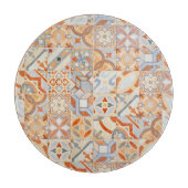 水硬性セメントタイル:モザイク傾向。 カッティングボード (正面)