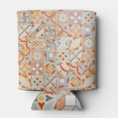 水硬性セメントタイル:モザイク傾向。 缶クーラー (裏面)