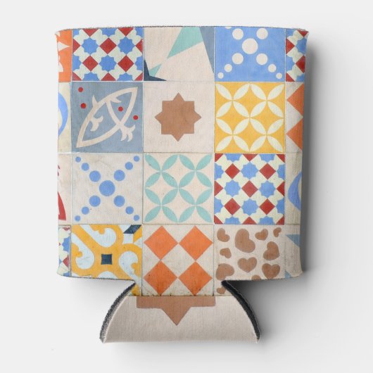 水硬性セメント:モザイクタイルのトレンド。 缶クーラー (正面)