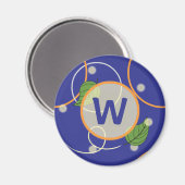 水磁石の上にホタルを置く マグネット (正面/裏面)