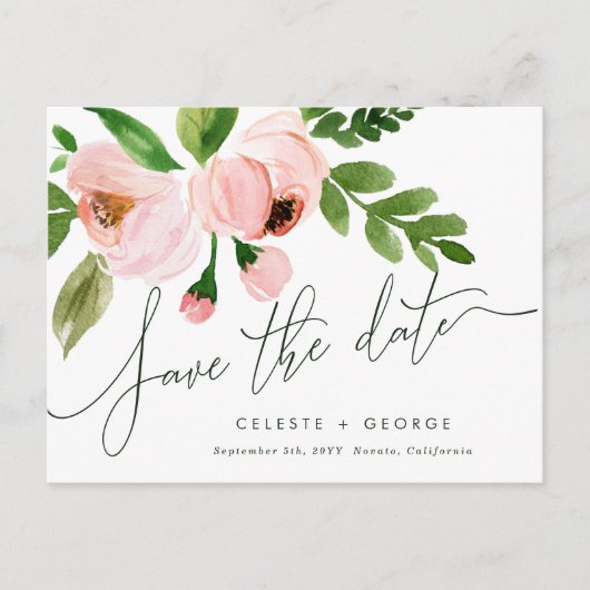 水祝色日付はがき保存 案内ポストカード (正面)