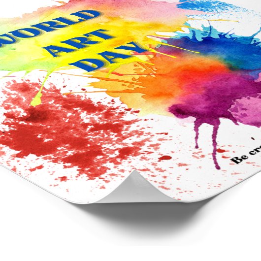 水祝色Wのワールドア素晴らしートデイ ポスター (角)