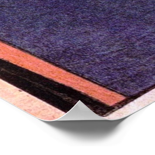 水神神社の近くの森の真崎から眺める ポスター (角)