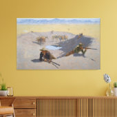 水穴を探して戦う キャンバスプリント (インサイチュ (リビング))