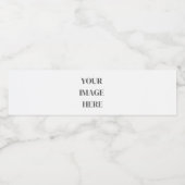 水空白の瓶ラベルテンプレート ペットボトルラベル (シングルラベル)