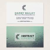 水窓の抽象芸術概念 (正面&裏面)