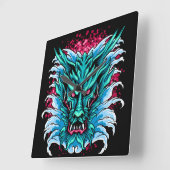 水竜 スクエア壁時計 (傾斜)