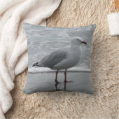 水端のカモメ クッション (ブランケット)