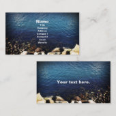 水端、名刺のテンプレート 名刺 (正面/裏面)