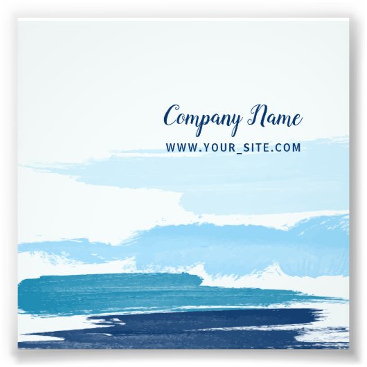 水筆の正方形 フォトプリント            (正面)