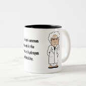 水素および愚かさ ツートーンマグカップ (正面右)