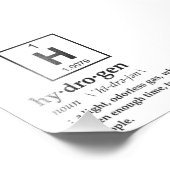 水素の定義 フォトプリント (角)