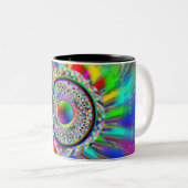 水素の燃料電池のコーヒーカップ ツートーンマグカップ (正面右)