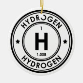 水素元素セラミックオーナメント セラミックオーナメント (正面)