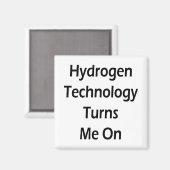 水素技術が私をオンにする マグネット (正面/裏面)