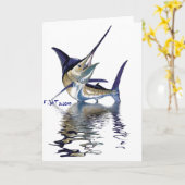 水素晴らしに反射するマーリン カード (黄色い花)