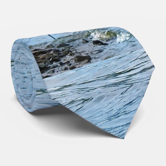 水素晴らしの中のアオサギ ネクタイ (ロール)