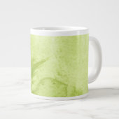 水素晴らし色の背景-水絵を描色3 ジャンボコーヒーマグカップ (正面右)
