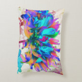 水素晴らし色レインボーカボスダリア アクセントクッション (裏面(縦))