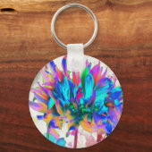 水素晴らし色レインボーカボスダリア キーホルダー (裏面)