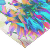 水素晴らし色レインボーカボスダリア ショートテーブルランナー (コーナー)