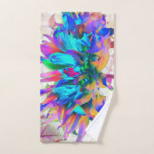 水素晴らし色レインボーカボスダリア バスタオルセット (ハンドタオル)