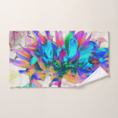 水素晴らし色レインボーカボスダリア バスタオルセット (ハンドタオル)