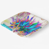 水素晴らし色レインボーカボスダリア ペーパープレート (傾斜あり)