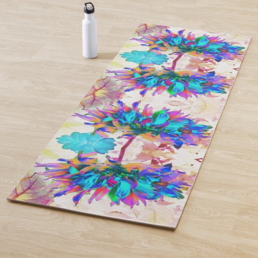 水素晴らし色レインボーカボスダリア ヨガマット (インサイチュ)