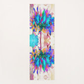 水素晴らし色レインボーカボスダリア ヨガマット (正面)