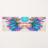 水素晴らし色レインボーカボスダリア ヨガマット (正面(横))