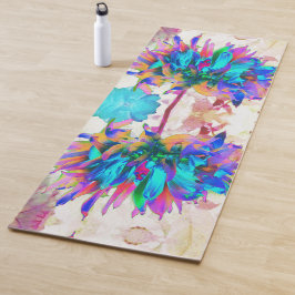 水素晴らし色レインボーカボスダリア ヨガマット