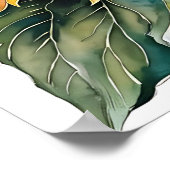 水素晴らし色日花:房宝曼荼羅デザイン ポスター (角)